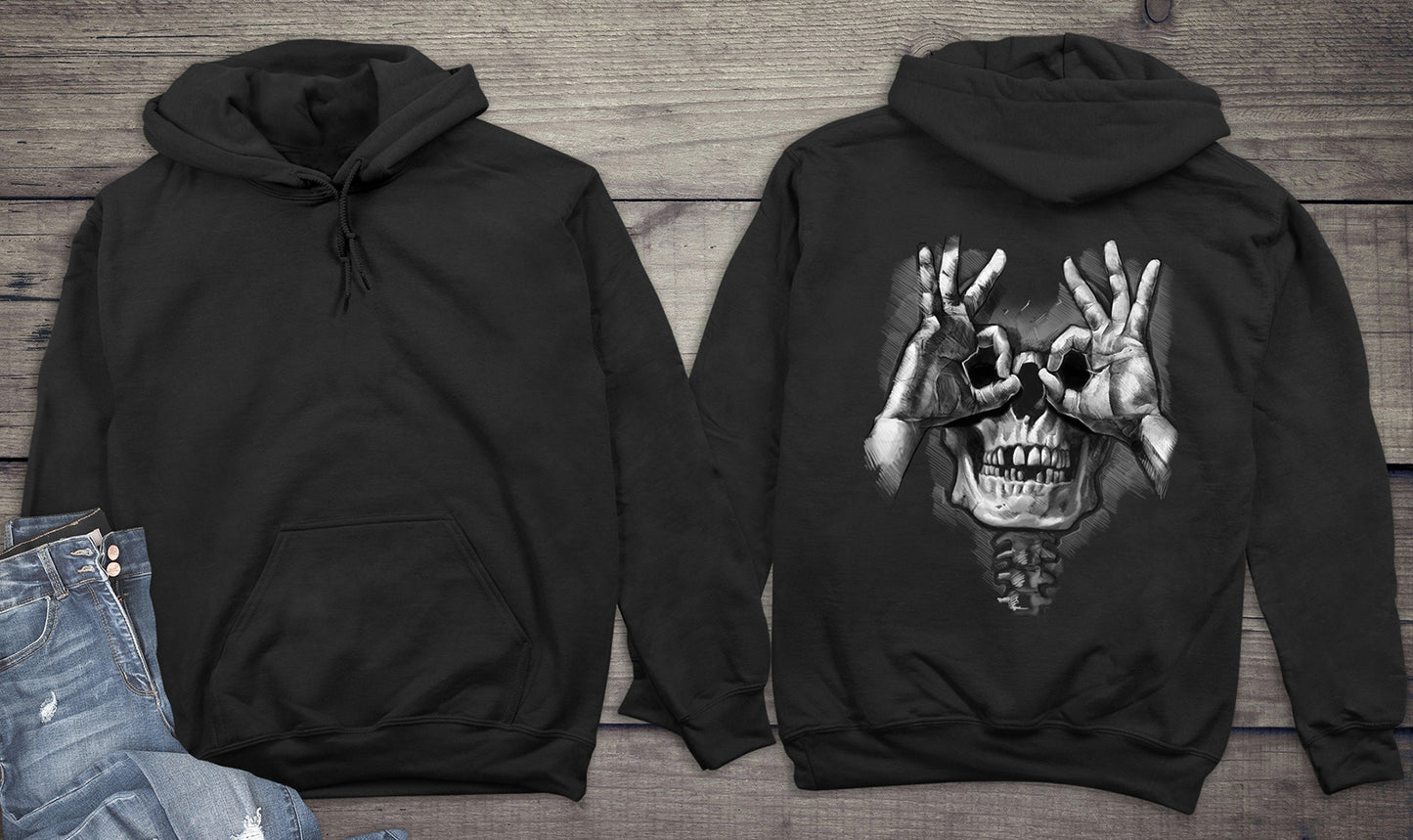 Luctus Skull Hands Hoodie