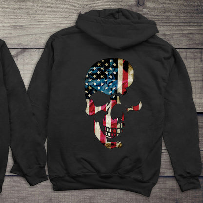 Skull Americana With Crest Hoodie