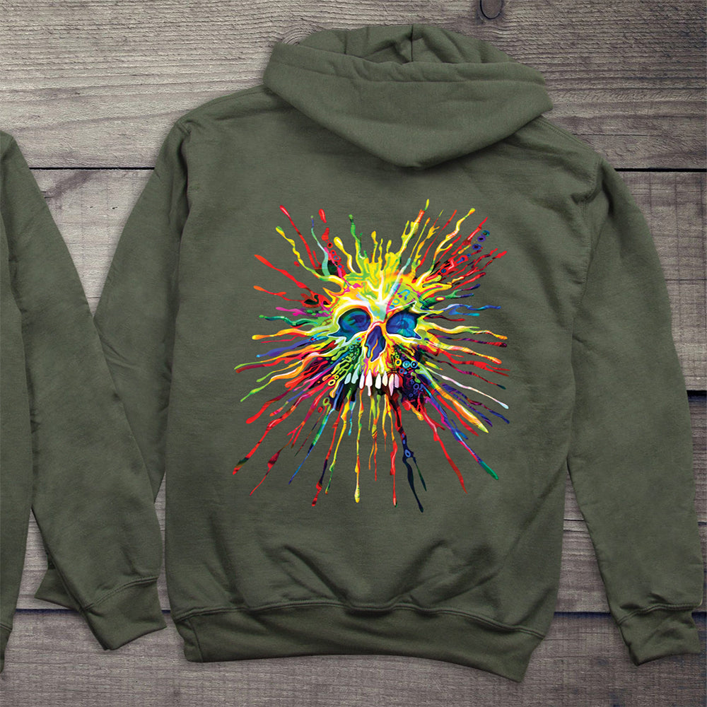 Splatter Skull Hoodie