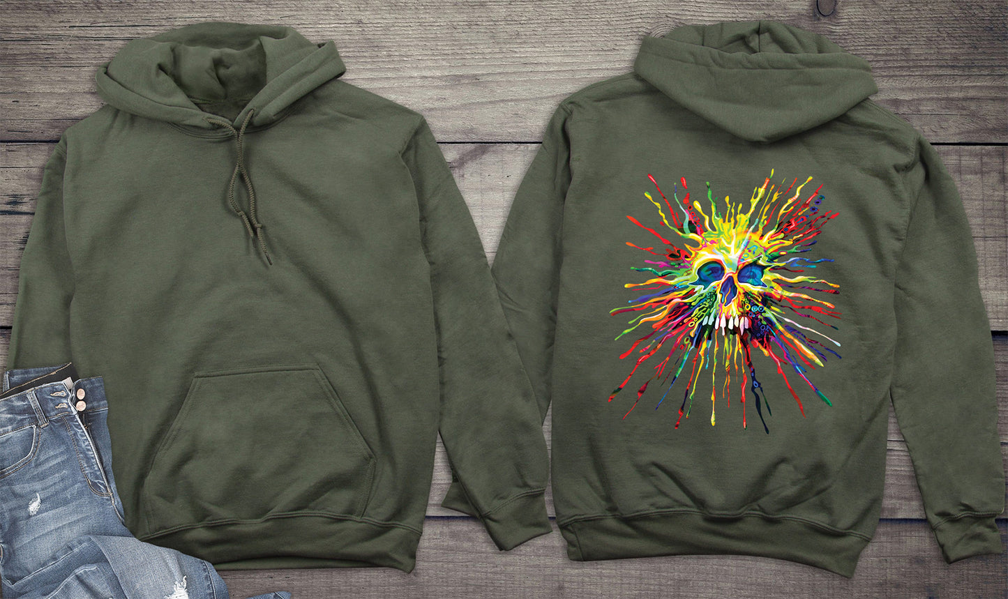 Splatter Skull Hoodie