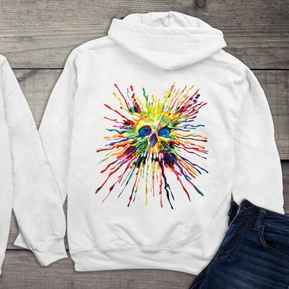 Splatter Skull Hoodie