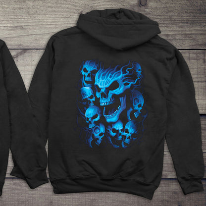 Blue Skulls Hoodie