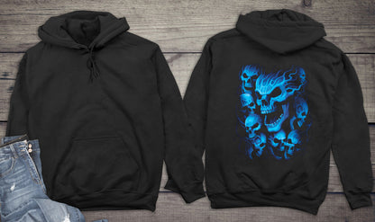 Blue Skulls Hoodie