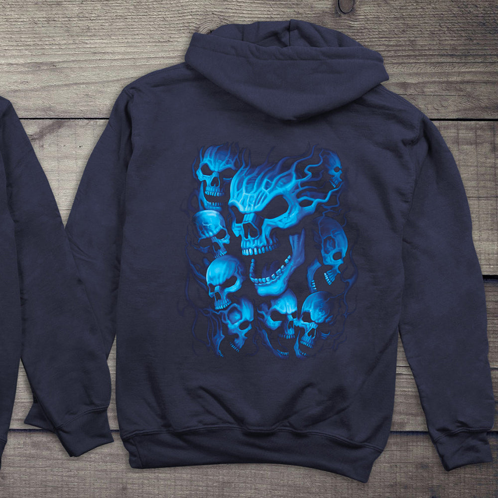 Blue Skulls Hoodie