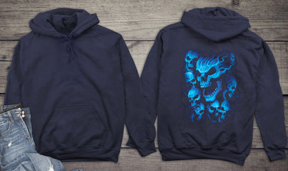 Blue Skulls Hoodie