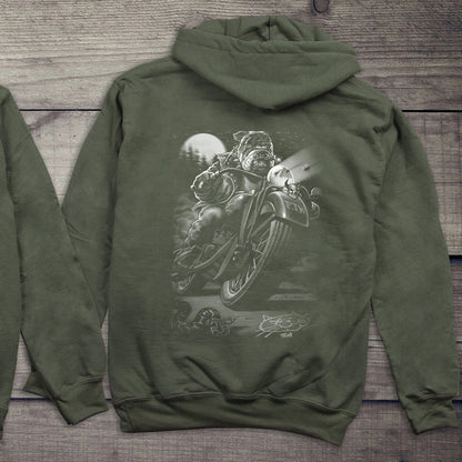 Cats Suck Biker Hoodie