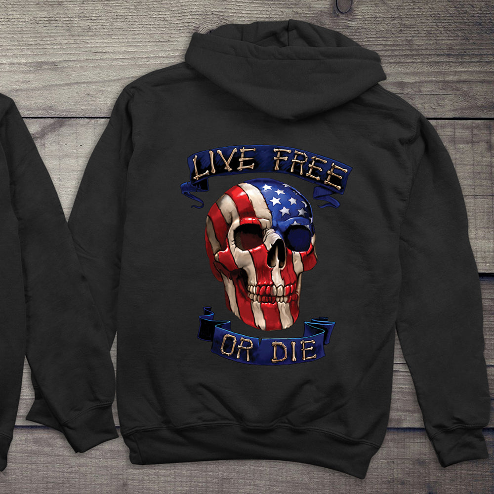 Live Free With Crest Hoodie