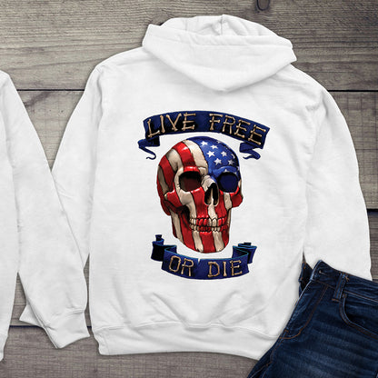 Live Free With Crest Hoodie