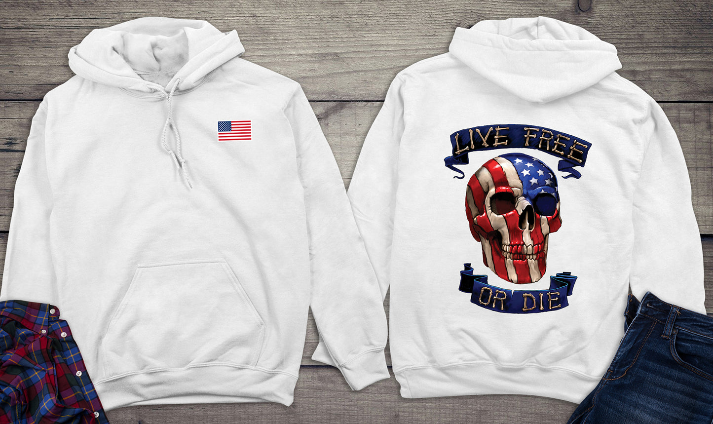 Live Free With Crest Hoodie