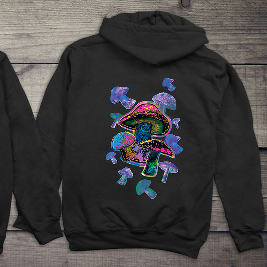 Colorful Mushrooms Hoodie