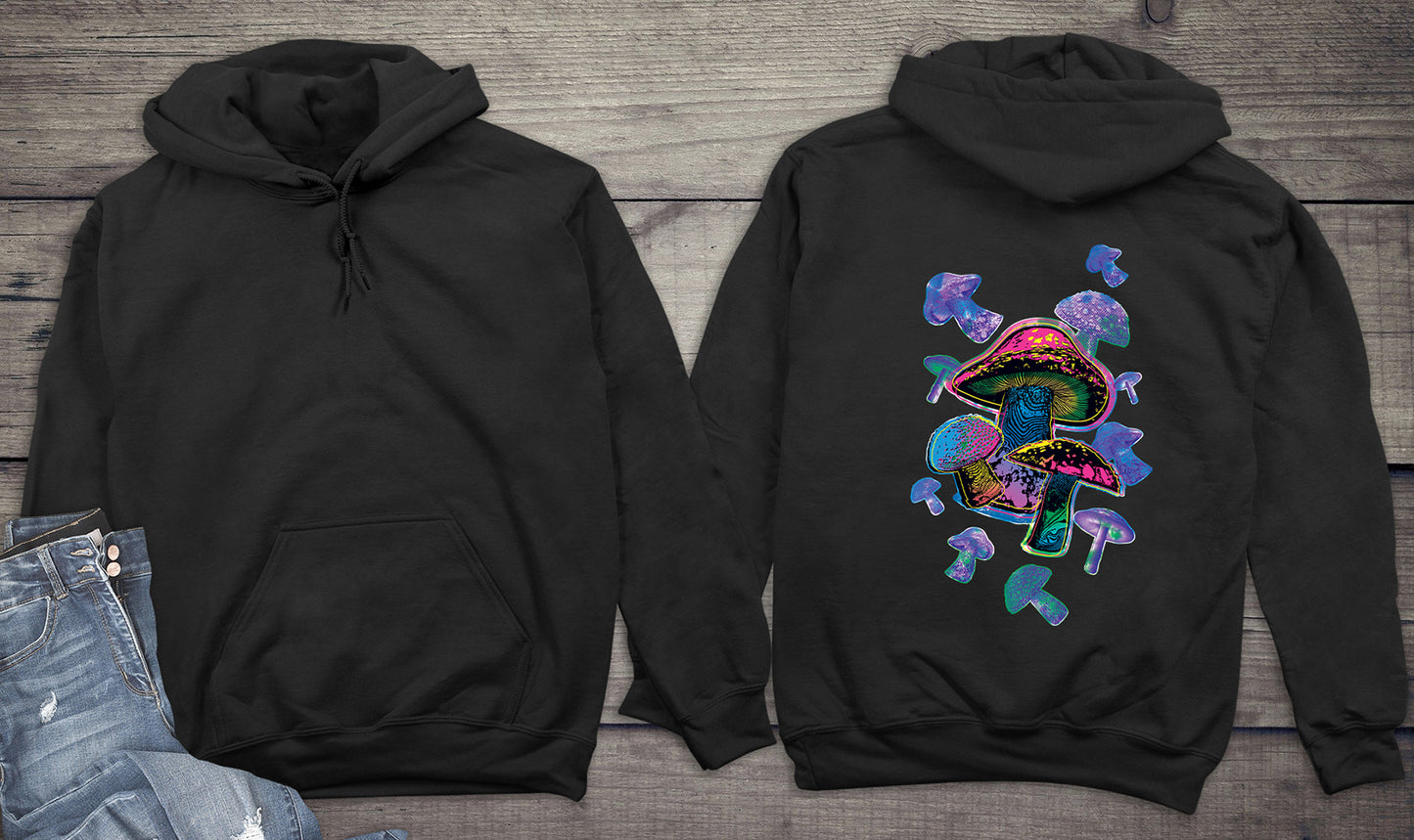 Colorful Mushrooms Hoodie