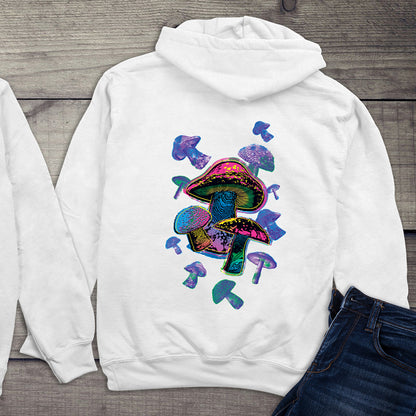 Colorful Mushrooms Hoodie