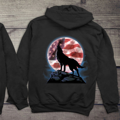 American Howl With Crest Hoodie