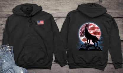 American Howl With Crest Hoodie