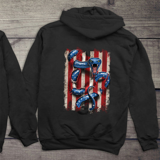 American Serpent With Crest Hoodie