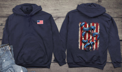 American Serpent With Crest Hoodie