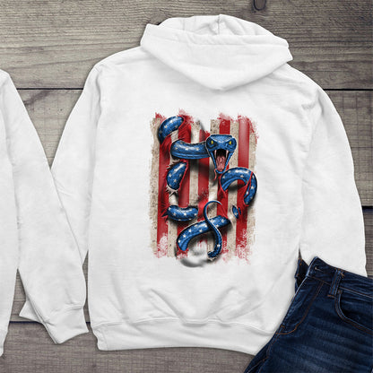 American Serpent With Crest Hoodie