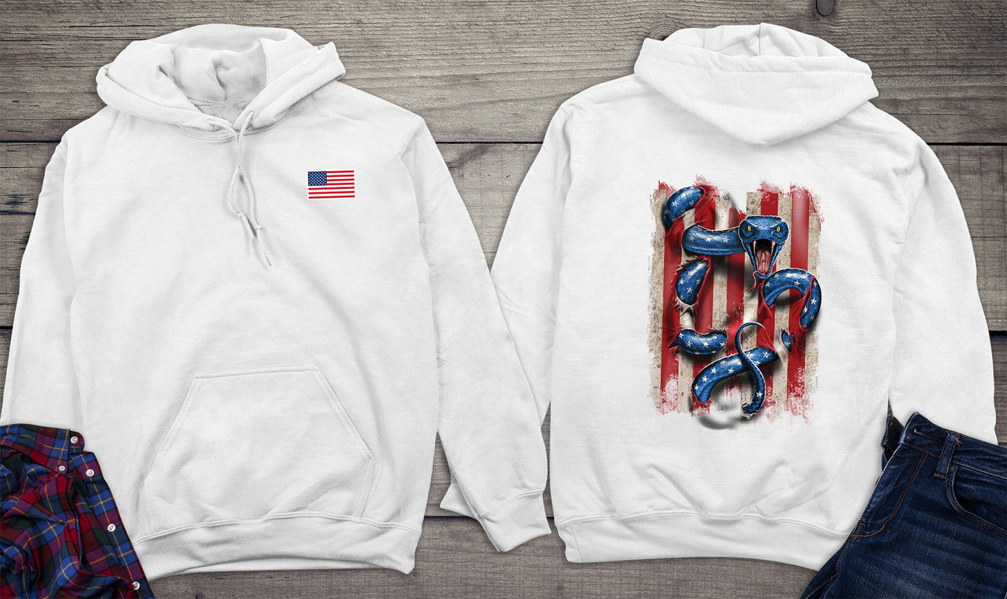 American Serpent With Crest Hoodie