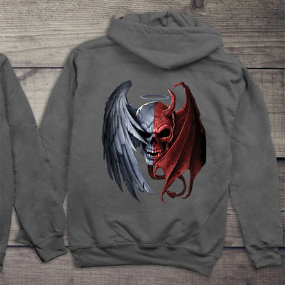 Heaven Hell Skull Hoodie