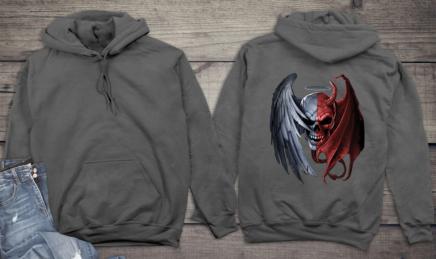 Heaven Hell Skull Hoodie