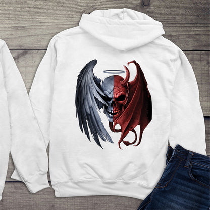 Heaven Hell Skull Hoodie