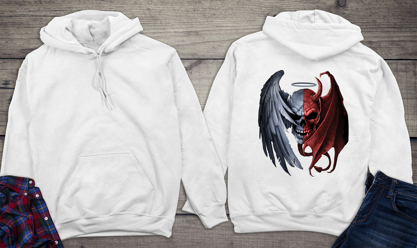 Heaven Hell Skull Hoodie