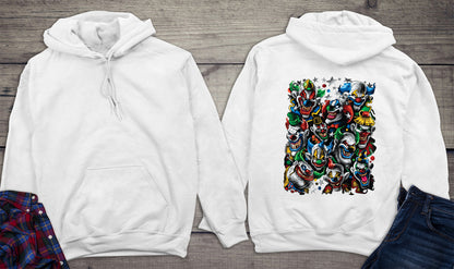 Colored Clowns Hoodie