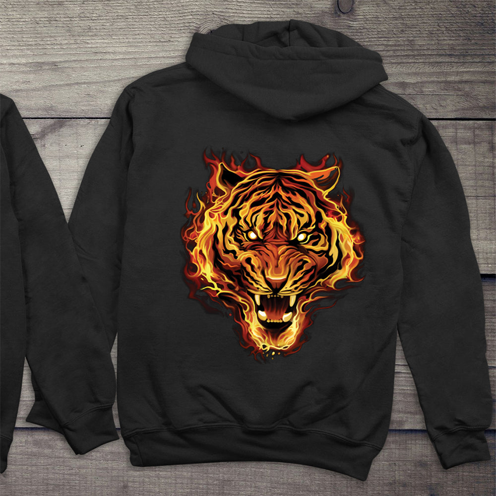 Flaming Tiger Hoodie