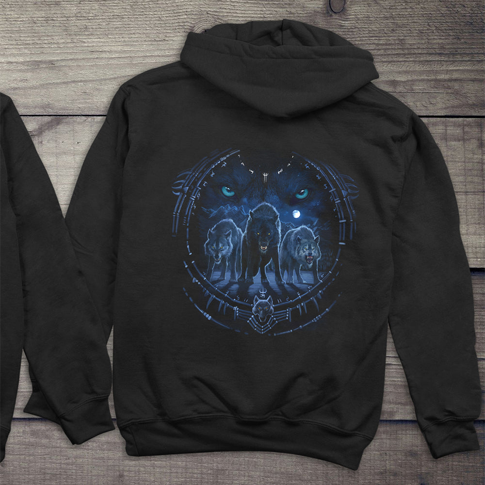 Wolf Tribal Hoodie