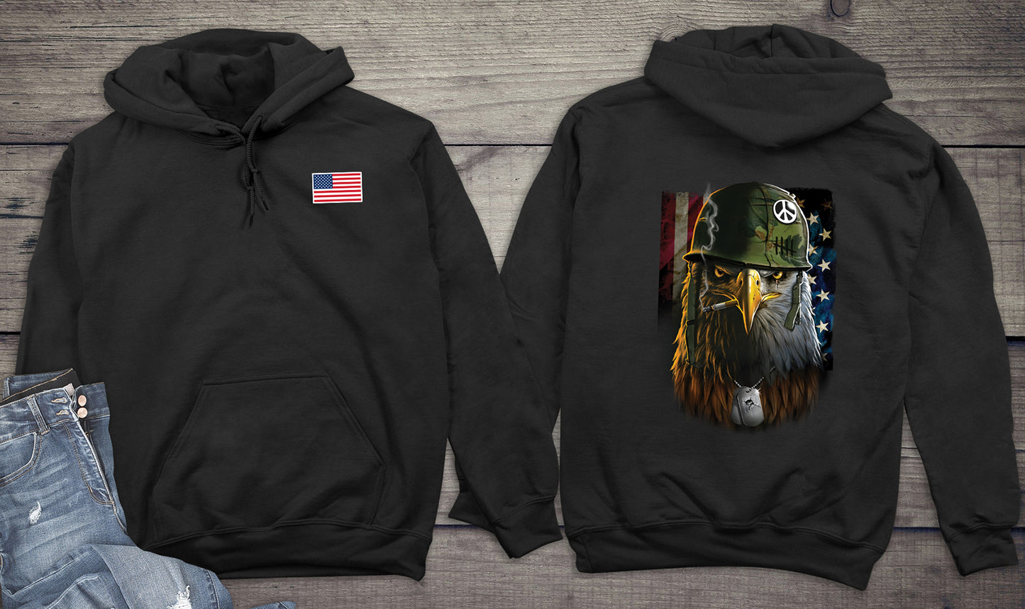 American Eagle With Crest Hoodie