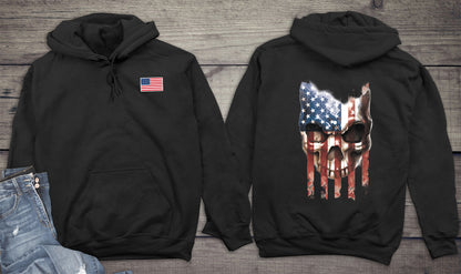 Flag Skull 2 With Crest Hoodie