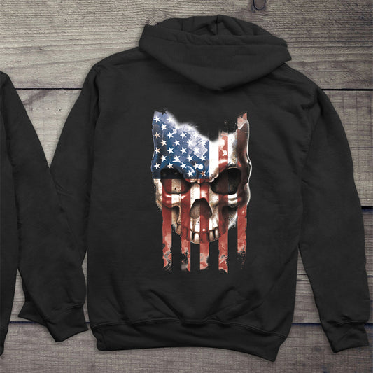 Flag Skull 2 With Crest Hoodie