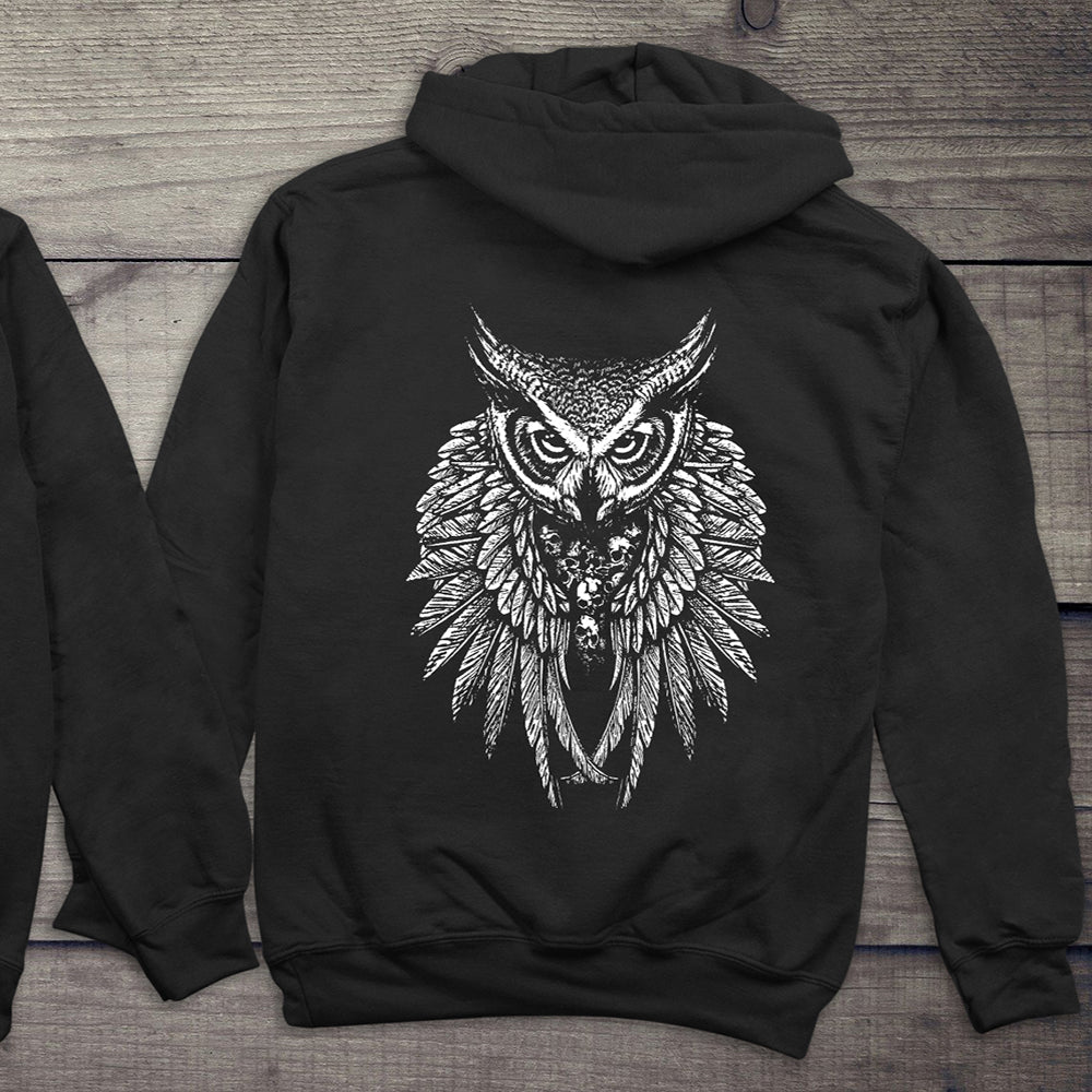 Owl Skull Wings Hoodie