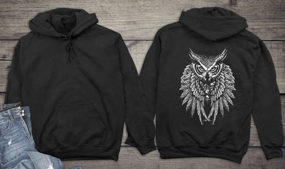 Owl Skull Wings Hoodie