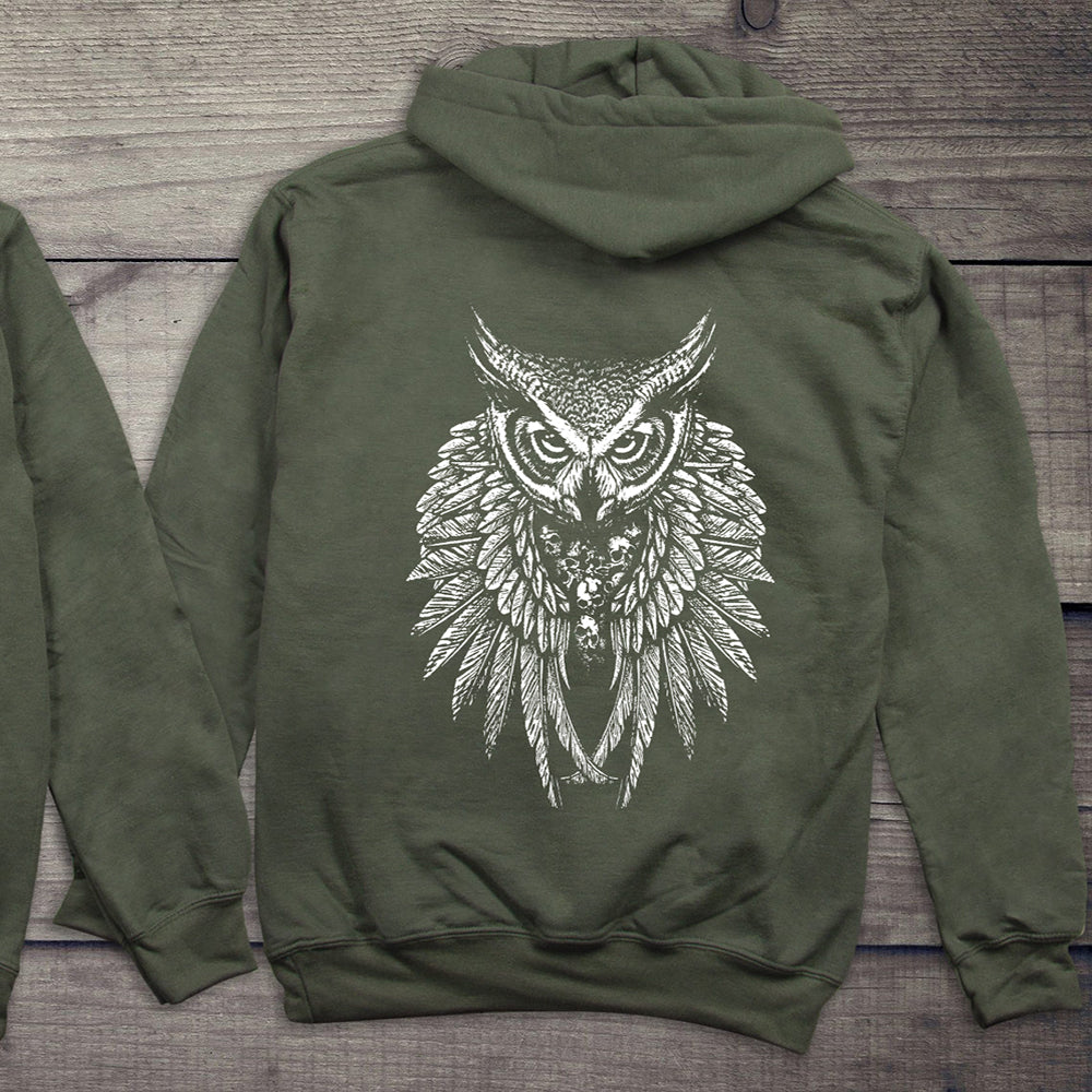 Owl Skull Wings Hoodie