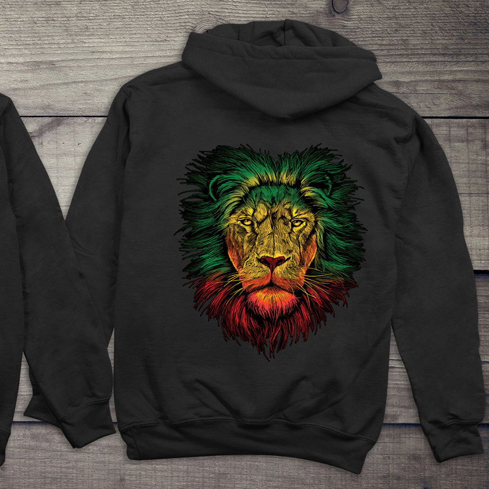 Rasta Colors Lion Hoodie