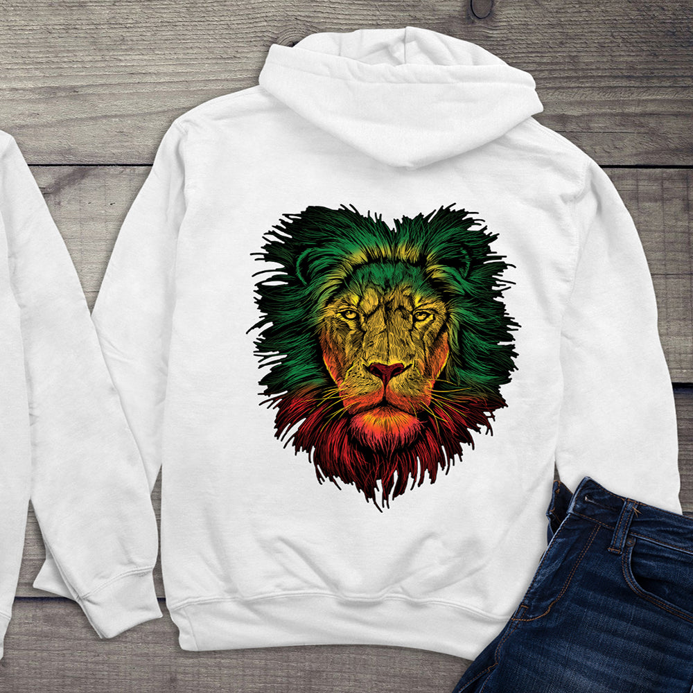 Rasta Colors Lion Hoodie