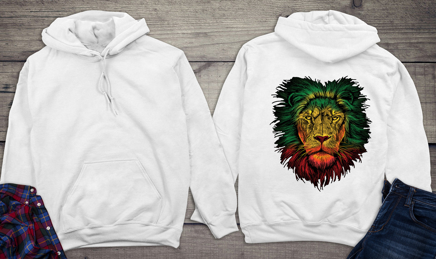 Rasta Colors Lion Hoodie