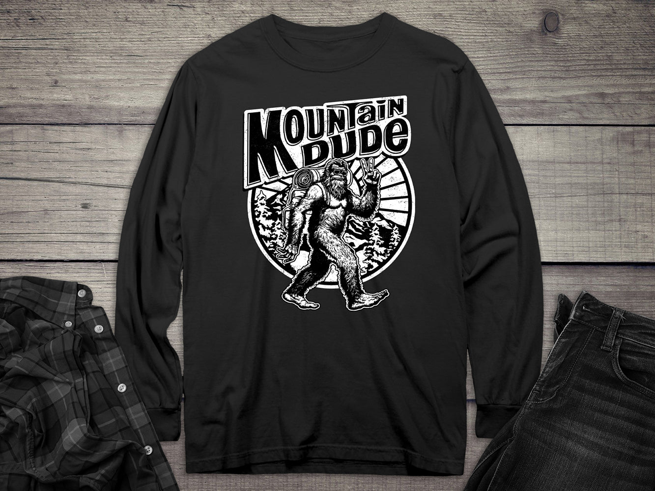 Mountain Dude Long Sleeve Tee