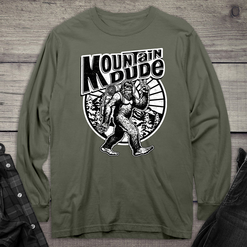 Mountain Dude Long Sleeve Tee