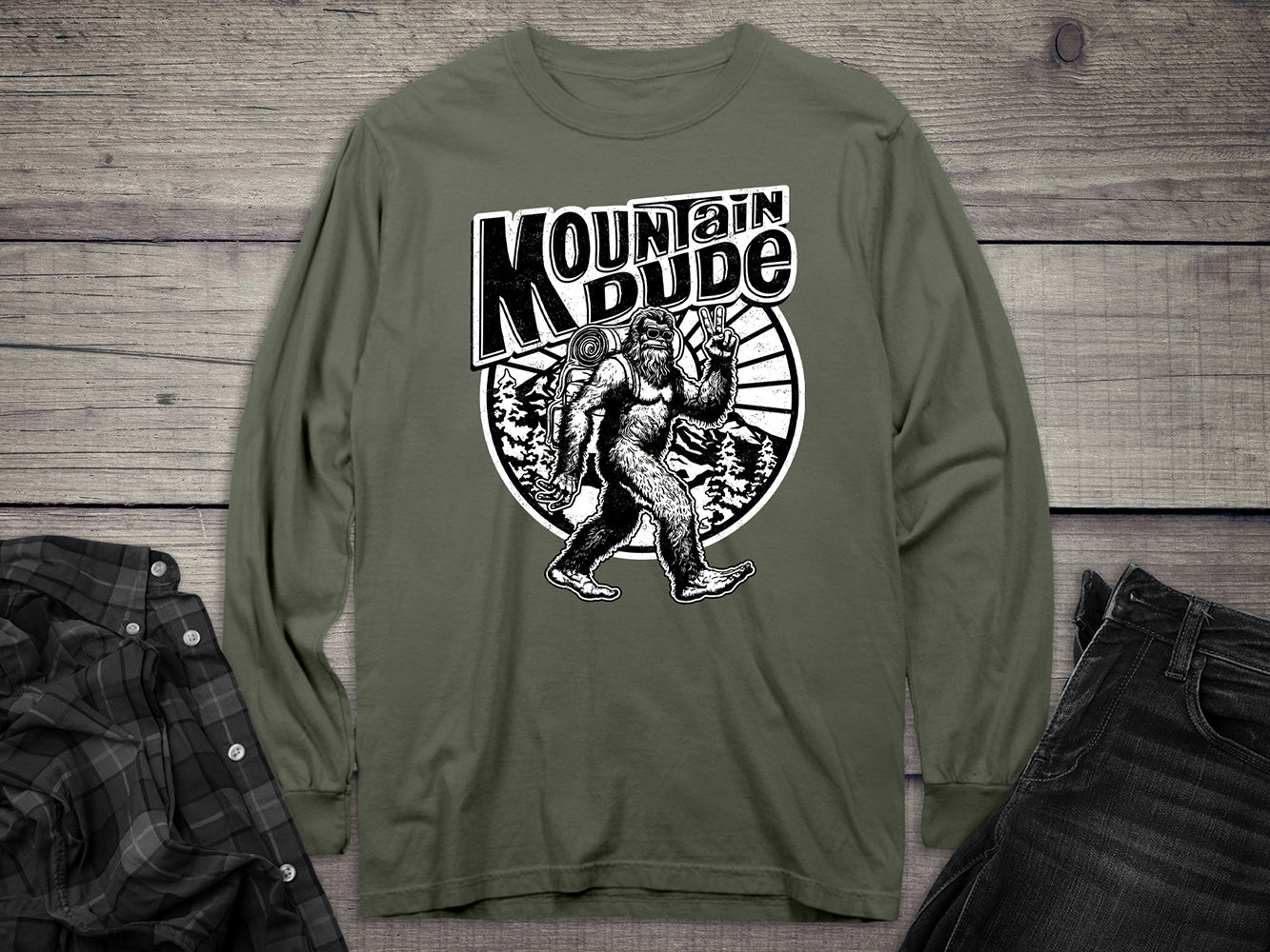 Mountain Dude Long Sleeve Tee