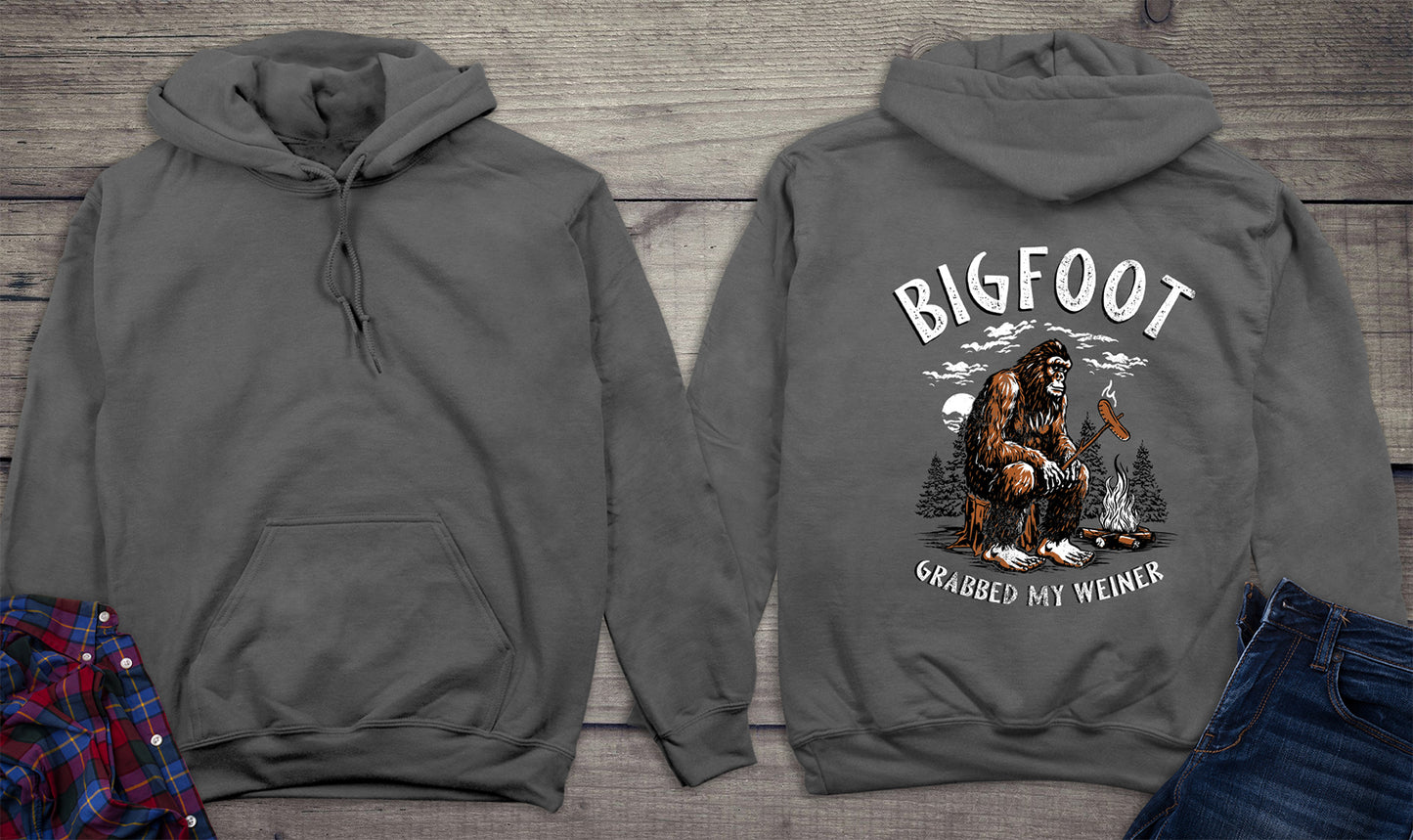 Bigfoot Grabbed My Weiner Hoodie