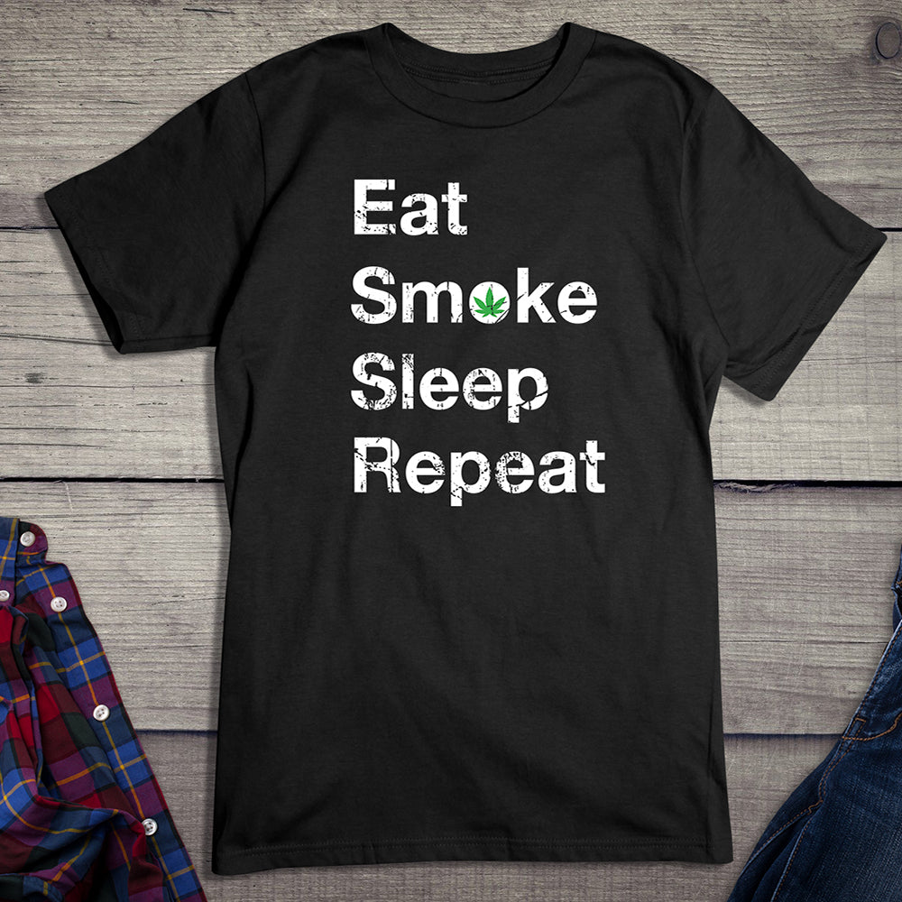 Eat Sleep Smoke Repeat T-Shirt