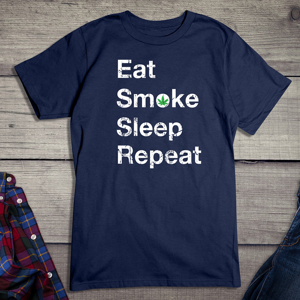 Eat Sleep Smoke Repeat T-Shirt