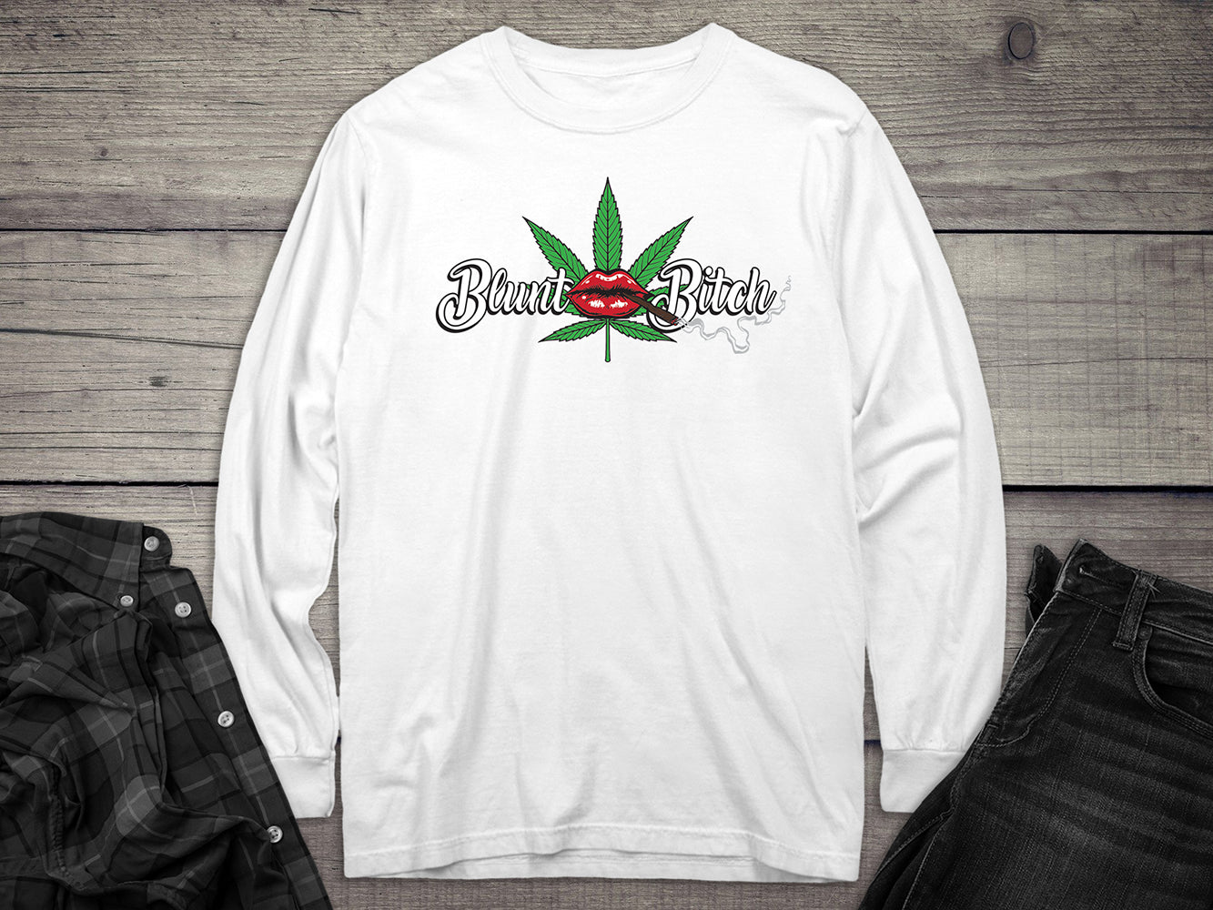 Blunt Bitch Long Sleeve Tee