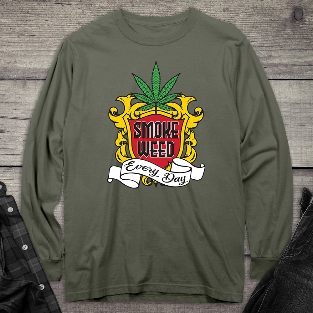 Smoke Weed Every Day Long Sleeve Tee