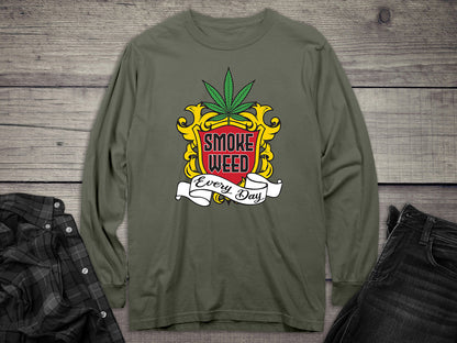 Smoke Weed Every Day Long Sleeve Tee