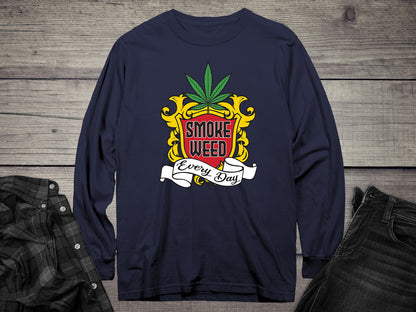 Smoke Weed Every Day Long Sleeve Tee