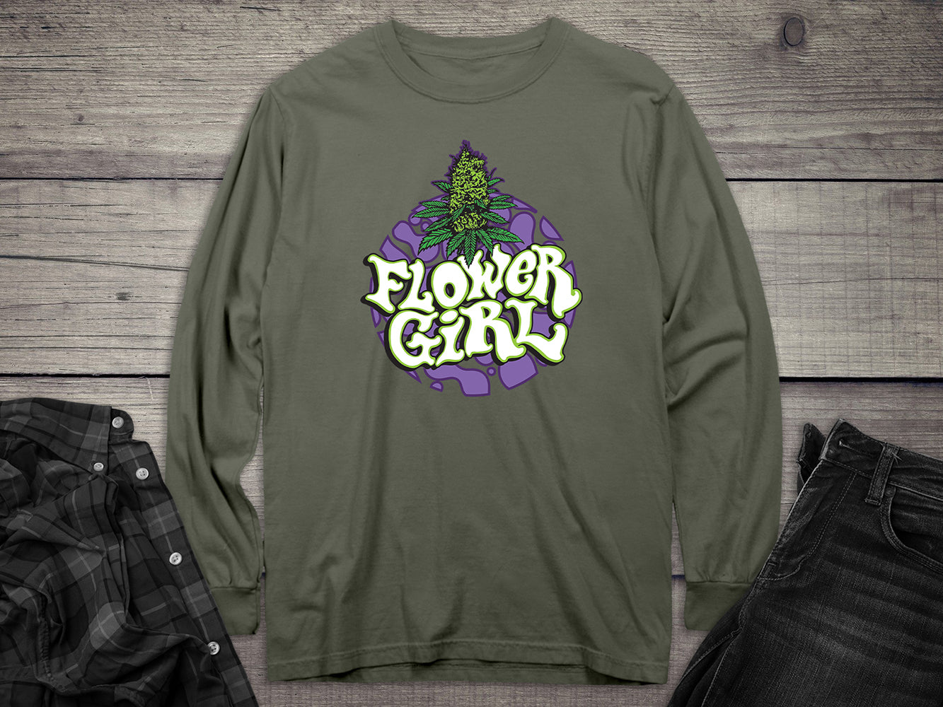 Flower Girl Long Sleeve Tee