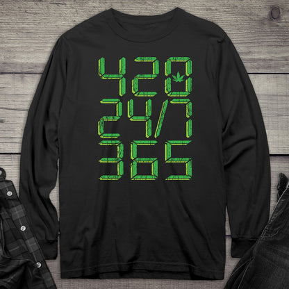 420 24/7 365 Long Sleeve Tee